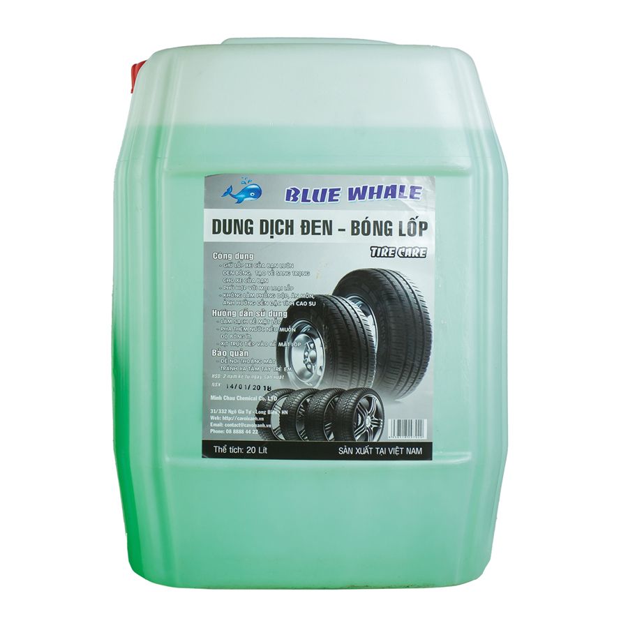  Dung dịch xịt đen- Bóng lốp _ Can 20L 