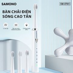 Bàn chải đánh răng điện Samono SW-ET01 - 5 chế độ đánh - 4 đầu chải