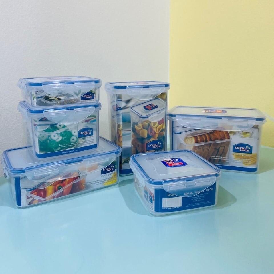 Bộ 6 hộp nhựa bảo quản thực phẩm Lock&Lock HPL818SHP