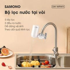 Bộ lọc nước tại vòi 5 lớp lọc cao cấp SAMONO SW-WPW11