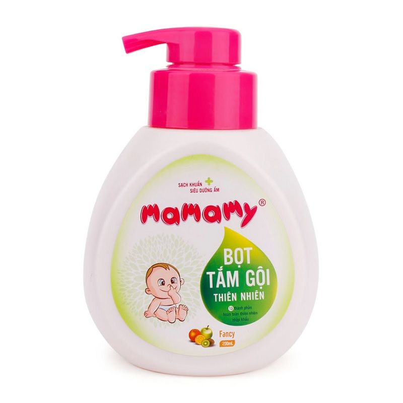 Bọt tắm gội thiên nhiên Mamamy - hương Fancy 200ml