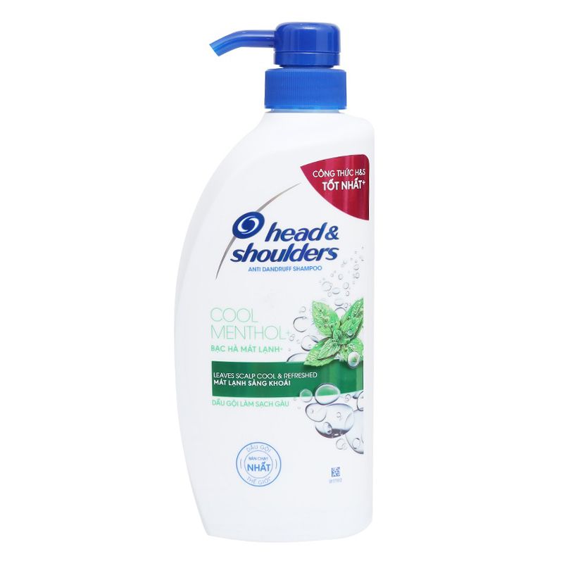 Dầu gội đầu sạch gàu Head & Shoulders Bạc hà mát lạnh 625ml