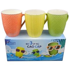 Combo 3 Ly sứ cao cấp mùa hè - Hàng khuyến mãi Head&Shoulder