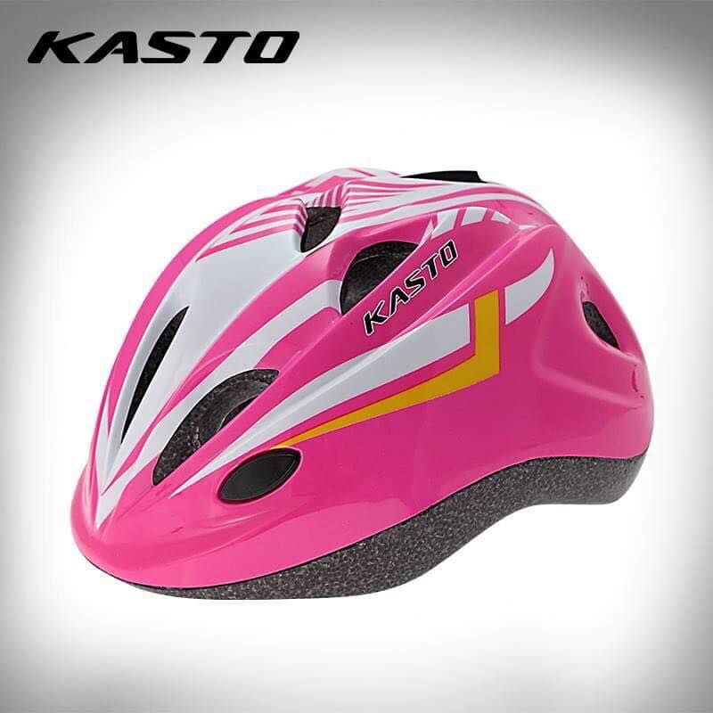 Nón bảo hiểm thể thao trẻ em Kasto (màu hồng)