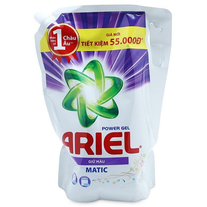 Nước giặt Ariel Power Gel giữ màu 2.15kg