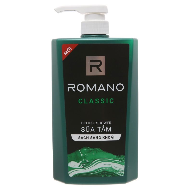 Sữa tắm nước hoa Romano Classic sạch sảng khoái 650g