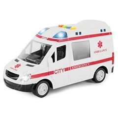 Đồ chơi Mô hình xe cứu thương Wenyi có đèn và âm thanh tỷ lệ 1:16