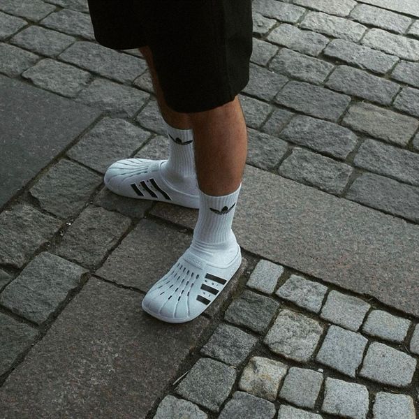 Adidas Adilette Clog White (Dép Adidas Adilette Clogs Slip-On Soft Comfort  Trắng*FY8970* Cửa)