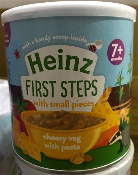 Heinz first steps cheesy veg store with pasta