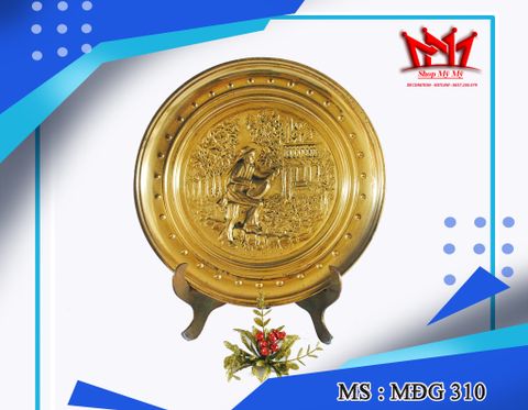  Dĩa Đồng Trang Trí Treo Tường ( MĐG 310 ) 