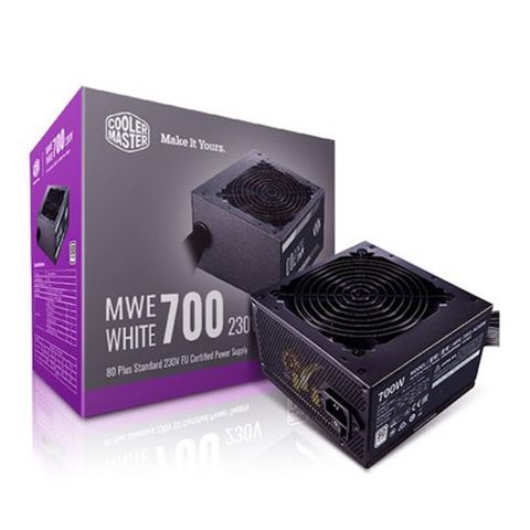 Nguồn CoolerMaster MWE 700W WHITE V2 (Dual 8pin CPU)