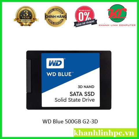 WD Blue 500GB G2-3D – Sata3 SSD
