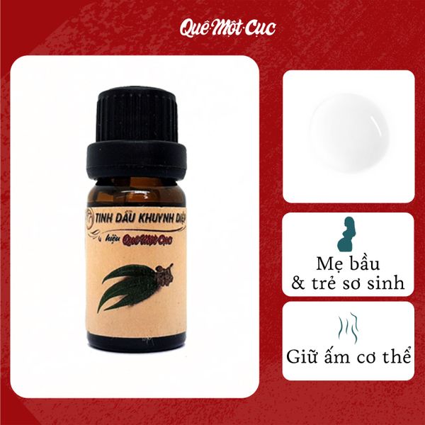  TINH DẦU KHUYNH DIỆP T.RỊ M.ỤN, T.RỊ CẢM CAO CẤP 10ML - HANDMADE QUÊ MỘT CỤC 