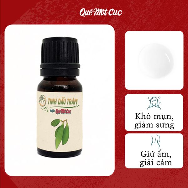  TINH DẦU TRÀM CAO CẤP 10ML - HANDMADE QUÊ MỘT CỤC 