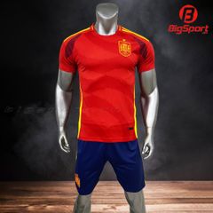 Áo đá bóng đội tuyển Tây Ban Nha 2023 - 2024 màu đỏ