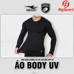 Áo body Keep Fly UV chính hãng màu đen