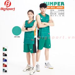 Bộ quần áo bóng rổ Jusplay Jumper màu xanh lá