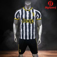 Áo bóng đá Juventus sân nhà 2023 - 2024 sọc trắng đen