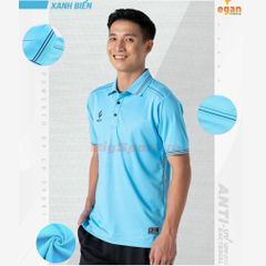 Áo Polo thể thao nam Egan UV 03 màu xanh biển