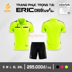 Áo trọng tài Eric chính hãng màu xanh chuối