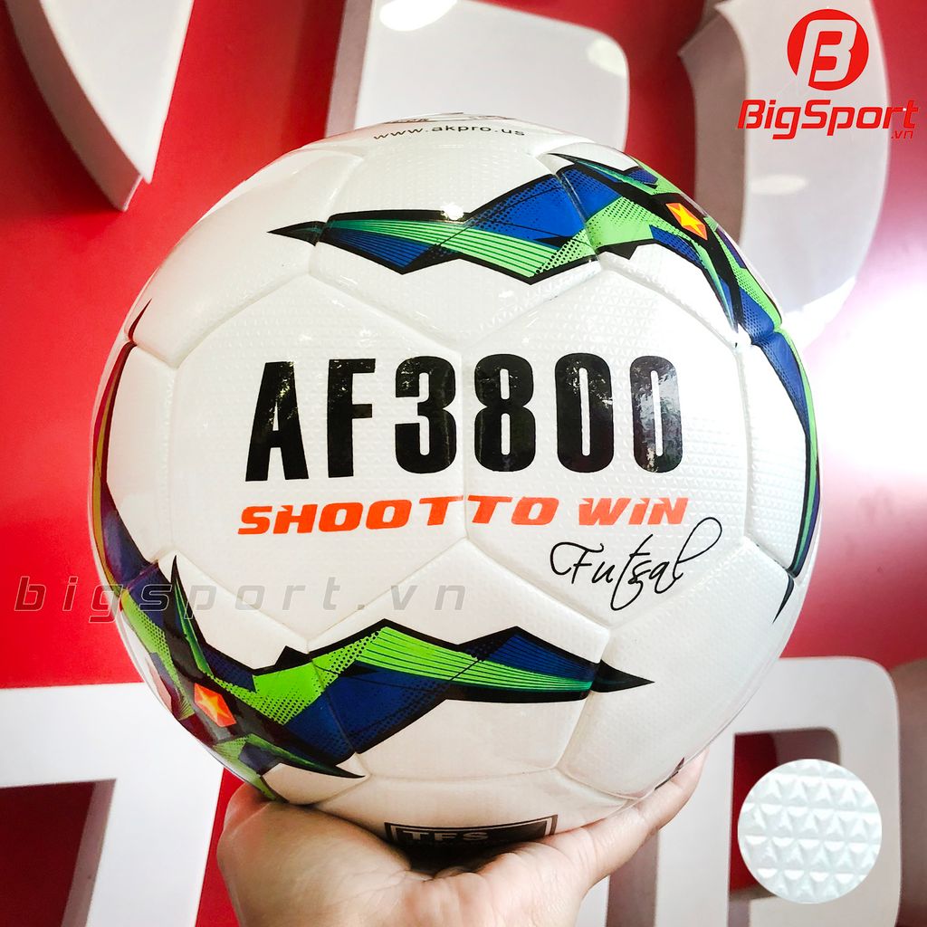 Quả Bóng đá Futsal AkPro AF3800 chính hãng màu trắng