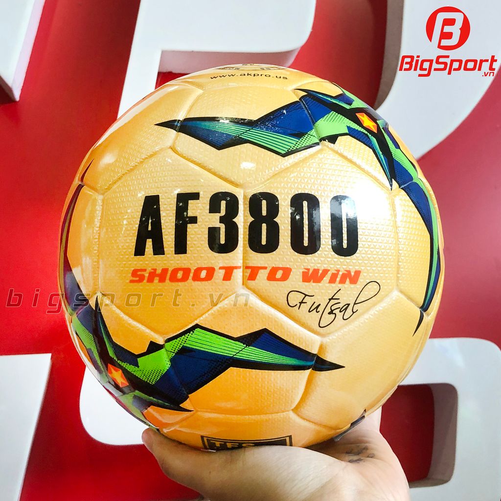 Quả Bóng đá Futsal AkPro AF3800 chính hãng màu vàng