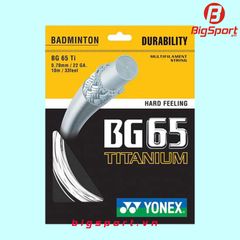 Dây đan vợt cầu lông Yonex BG65 Titanium chính hãng