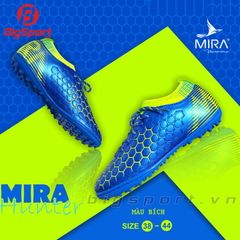 Giày đá bóng sân cỏ nhân tạo Mira Hunter màu xanh bích