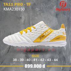 Giày đá bóng sân cỏ nhân tạo Kamito Tuấn Anh TA11 Pro màu trắng