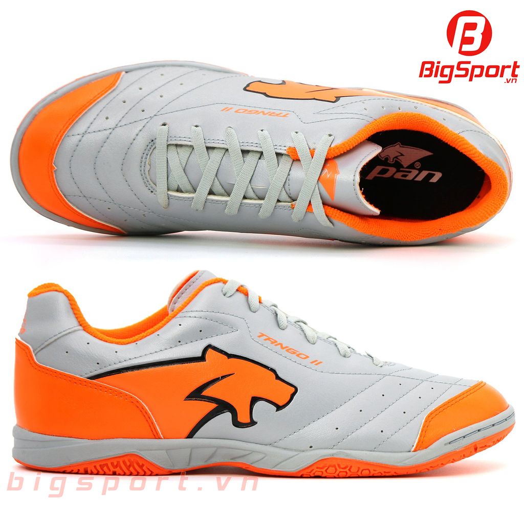 Giày Futsal Pan Tango 2 chính hãng màu bạc