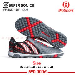 Giày Pan Super Sonic 2 đế TF màu xám