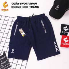 Quần short thể thao nam Egan xanh đen-trắng