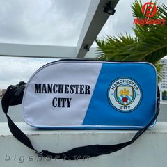 Túi đựng giày 2 ngăn Manchester City màu xanh phối trắng