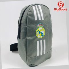 Túi đeo chéo câu lạc bộ Real Madrid màu xám