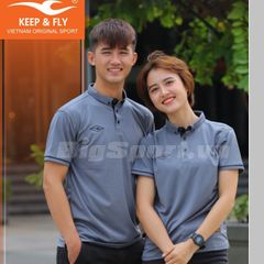 Áo thể thao Polo Keep Fly Classic xám chính hãng