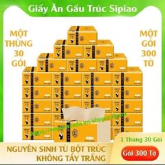 THÙNG GIẤY GẤU TRÚC SIPAO 30 GÓI