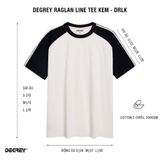 Degrey Raglan Line Tee Kem - DRLK 
