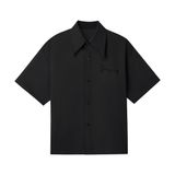  Degrey.Madmonks Short-Sleeved Black Shirt - DMSS 