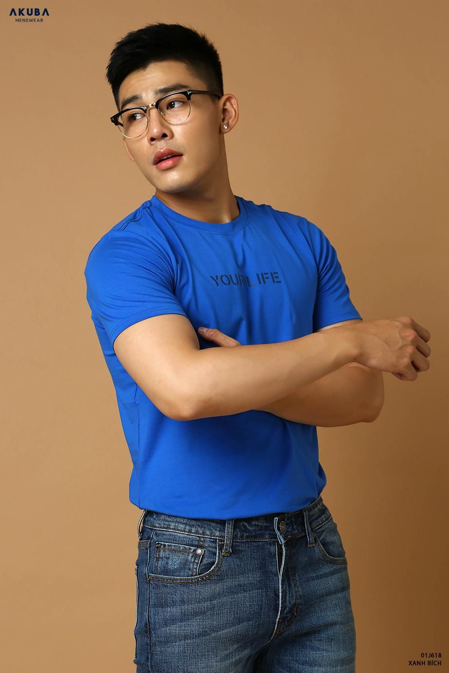 ÁO THUN TAY NGẮN AKUBA 01J618