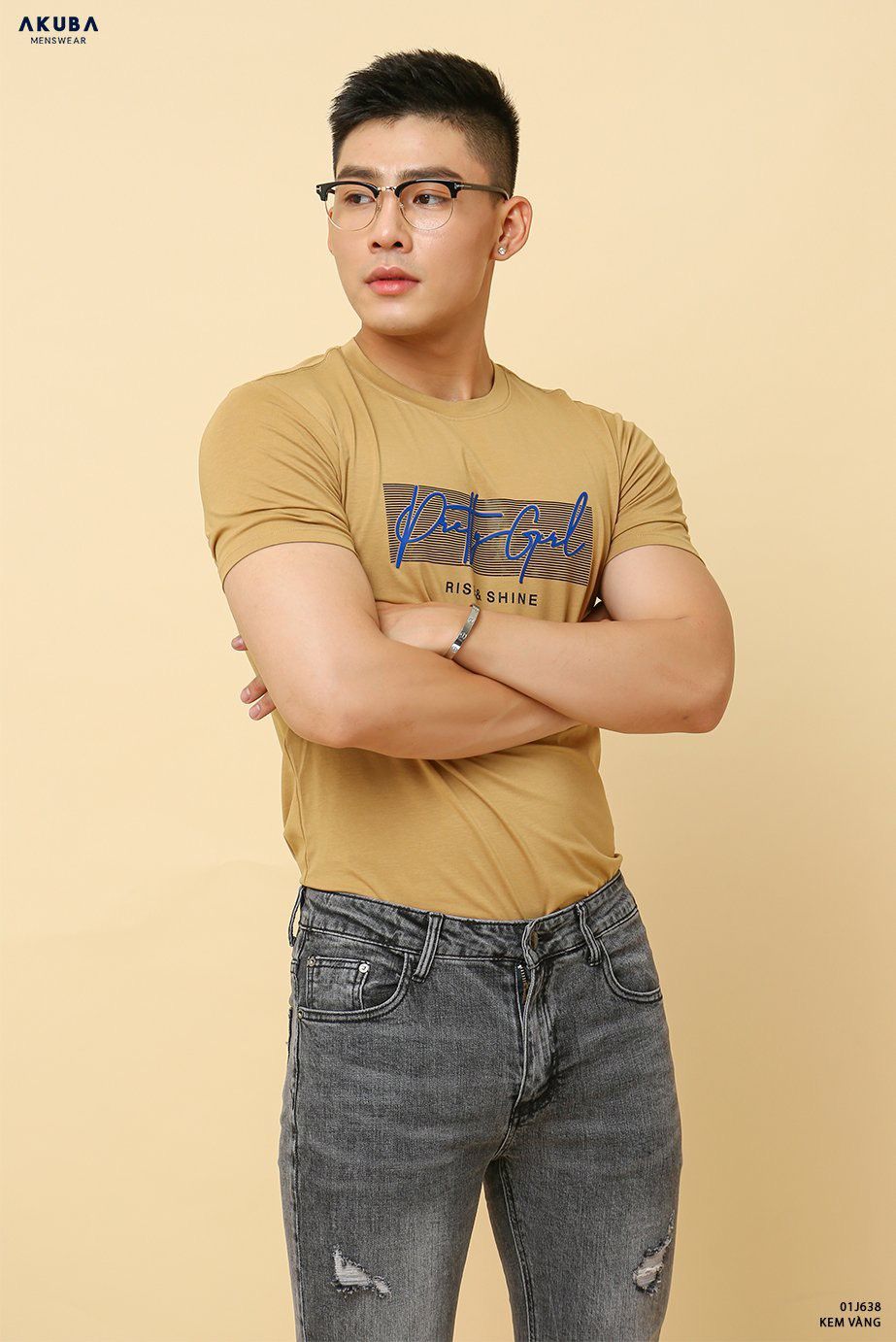 AO THUN TAY NGAN 01J638