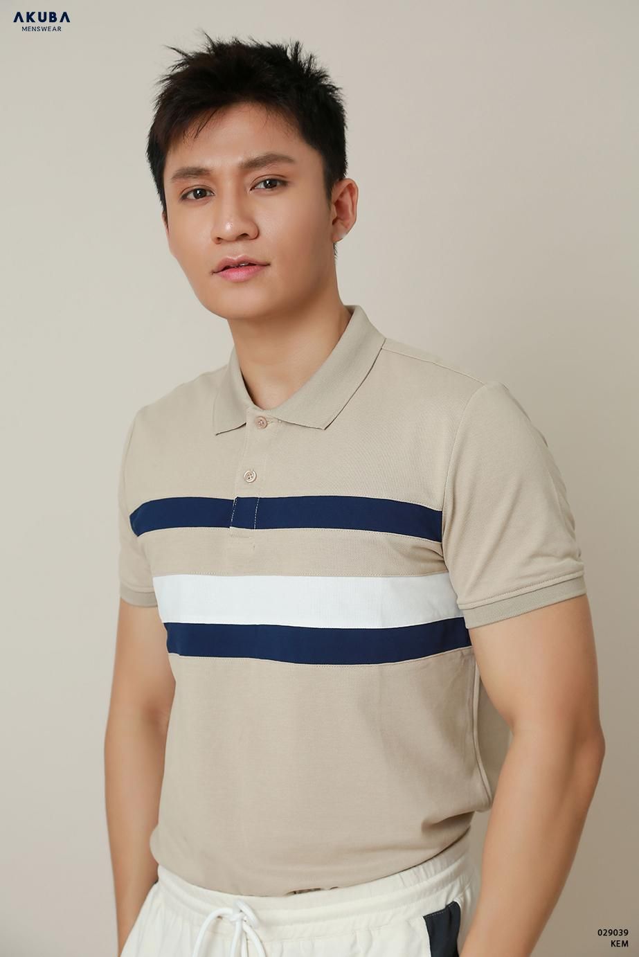 ÁO THUN CỔ AKUBA 029039