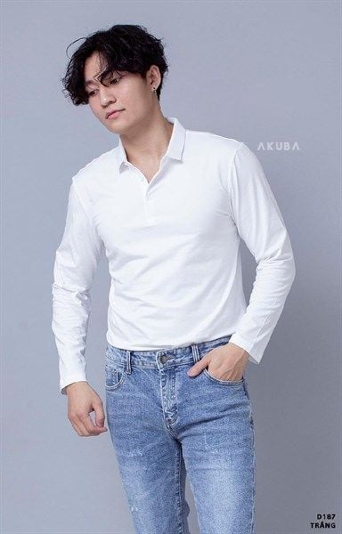 AO THUN TAY DAI D187