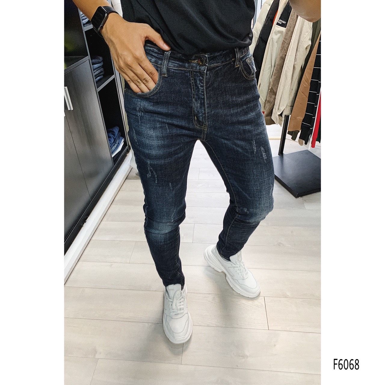QUẦN JEAN DÀI AKUBA F6068