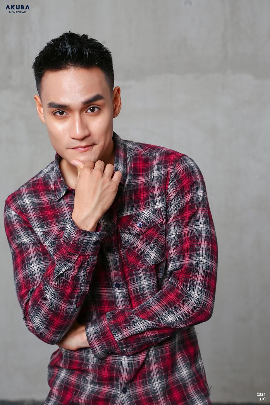 ÁO SƠMI TAY DÀI AKUBA C324