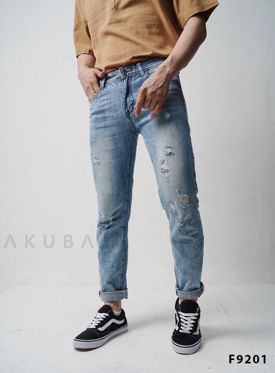 QUẦN JEAN DÀI AKUBA F9201