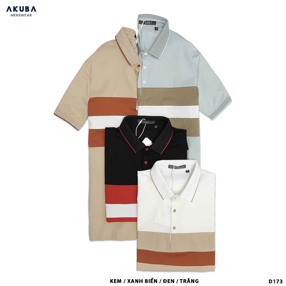 ÁO THUN CỔ AKUBA D173