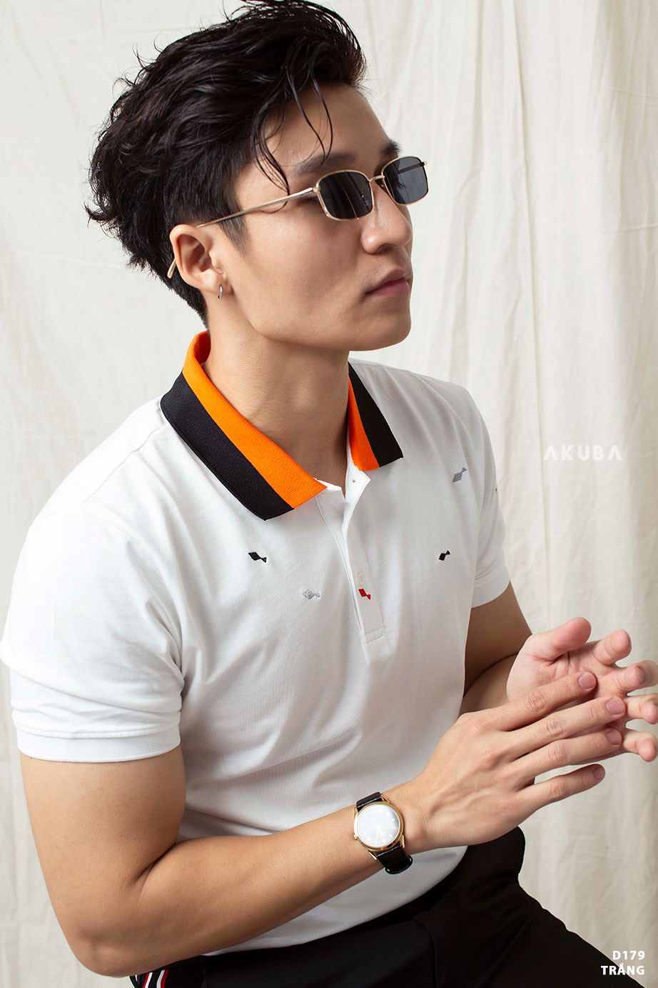 ÁO THUN CỔ AKUBA D179