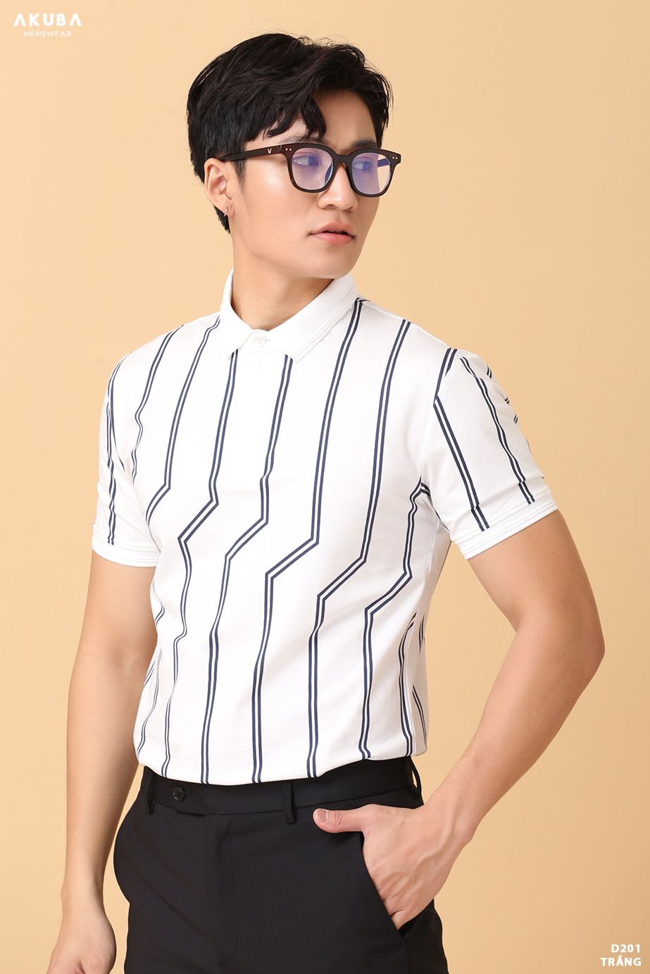 ÁO THUN CỔ AKUBA D201