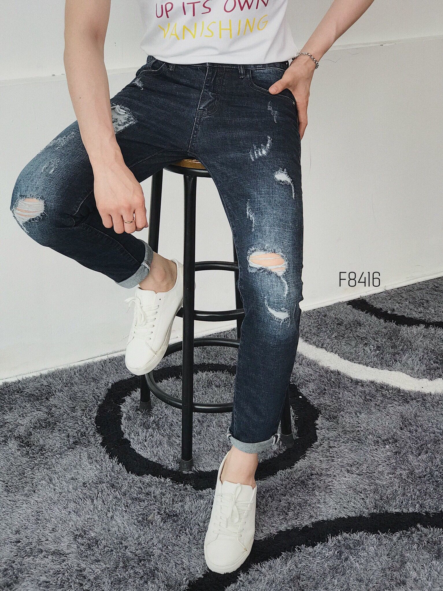 QUẦN JEANS DÀI AKUBA 8416