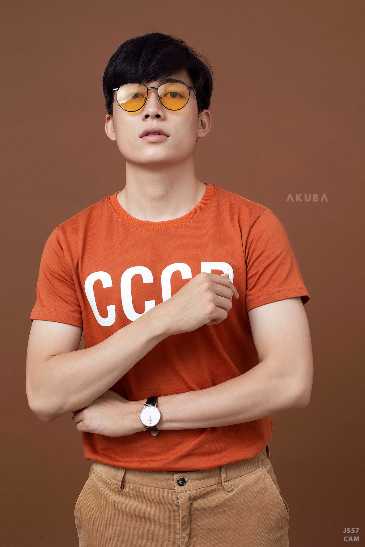 AO THUN TAY NGAN J557